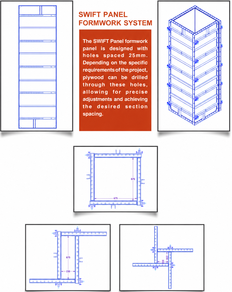 Swift Panel Formwork System drawings